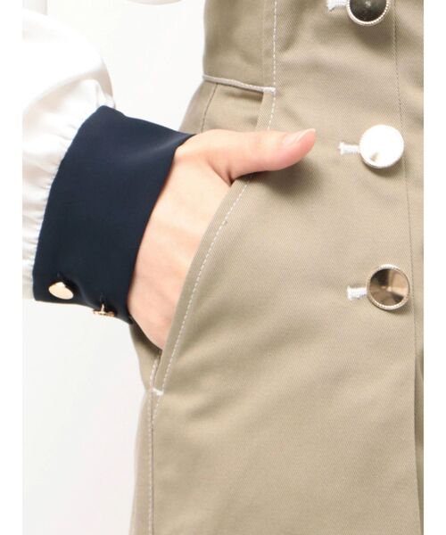 Dickies(ディッキーズ)の「【Dickies別注】マリンタックワイドパンツ(その他パンツ・レディース・ベージュ/ネイビー/ダークブラウン/ダークグリーン・SMALL/MEDIUM)」の13枚目の写真