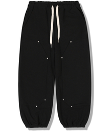 GUBIN（グビン）の「カーペンター ポイント スウェット ジョガーパンツ - ブラック（スウェットパンツ）」