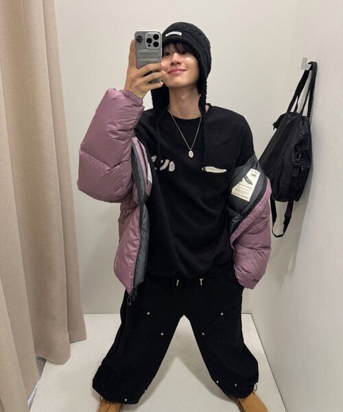 GUBIN(グビン)の「カーペンター ポイント スウェット ジョガーパンツ - ブラック(スウェットパンツ・レディース・その他・SMALL/MEDIUM)」の8枚目の写真