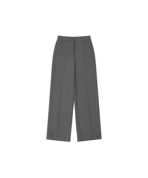 SIYAZU(シヤジュ)の「SIPT7181 シルキークリンブーツカットスラックス_チャコール(スラックス・レディース・チャコール・SMALL/MEDIUM/LARGE)」の1枚目の写真
