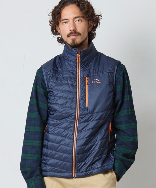 L.L.Bean(エルエルビーン)の「プリマロフト・パッカウェイ・ベスト 米国フィット・レギュラー(ベスト・メンズ・ダークネイビー/ブラック/グリーン・LARGE/MEDIUM/SMALL)」の1枚目の写真