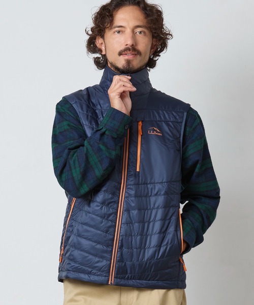 L.L.Bean(エルエルビーン)の「プリマロフト・パッカウェイ・ベスト 米国フィット・レギュラー(ベスト・メンズ・ダークネイビー/ブラック/グリーン・LARGE/MEDIUM/SMALL)」の17枚目の写真