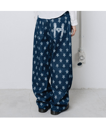 WEBHOUSE（ウェブハウス）の「[アイレットロハ着用] Hチェーンデニムパンツ - スターインディゴ（デニムパンツ）」