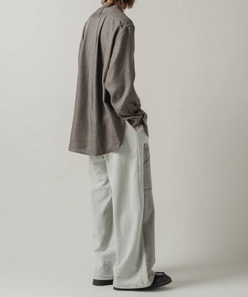 CASPER JOHN（キャスパージョン）の「Drill docking sweat pants/ドリルドッキングスウェットパンツ（スウェットパンツ・メンズ・ブラック/グレー・LARGE/MEDIUM/SMALL/X-SMALL）」の18枚目の写真