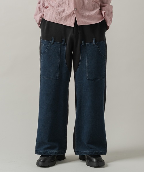 CASPER JOHN（キャスパージョン）の「Drill docking sweat pants/ドリルドッキングスウェットパンツ（スウェットパンツ・メンズ・ブラック/グレー・LARGE/MEDIUM/SMALL/X-SMALL）」の20枚目の写真