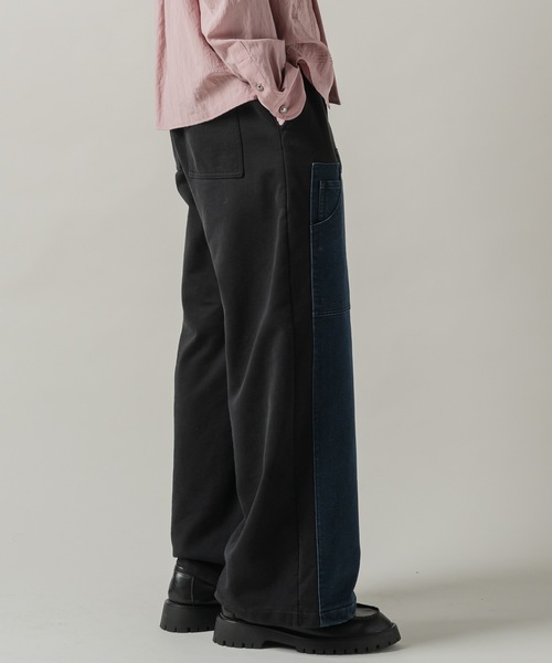 CASPER JOHN（キャスパージョン）の「Drill docking sweat pants/ドリルドッキングスウェットパンツ（スウェットパンツ・メンズ・ブラック/グレー・LARGE/MEDIUM/SMALL/X-SMALL）」の21枚目の写真