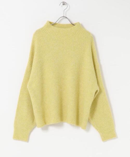 ITEMS URBANRESEARCH（アイテムズ アーバンリサーチ）の「フワフワボトルネックニット（ニット/セーター・レディース・チャコールグレー/ライトベージュ/イエロー系その他/パープル・FREE）」の15枚目の写真