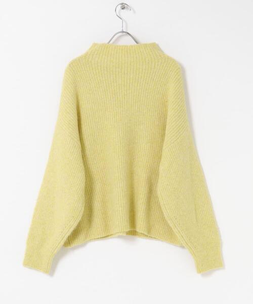 ITEMS URBANRESEARCH（アイテムズ アーバンリサーチ）の「フワフワボトルネックニット（ニット/セーター・レディース・チャコールグレー/ライトベージュ/イエロー系その他/パープル・FREE）」の17枚目の写真