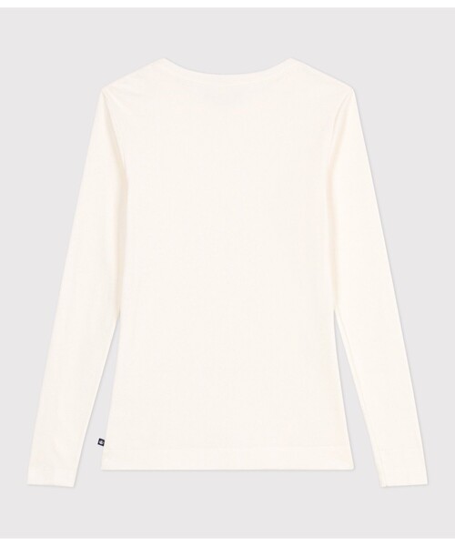 PETIT BATEAU(プチバトー)の「長袖Tシャツ(Tシャツ/カットソー・レディース・ネイビー/オフホワイト・XX-SMALL/X-SMALL/SMALL/MEDIUM)」の8枚目の写真