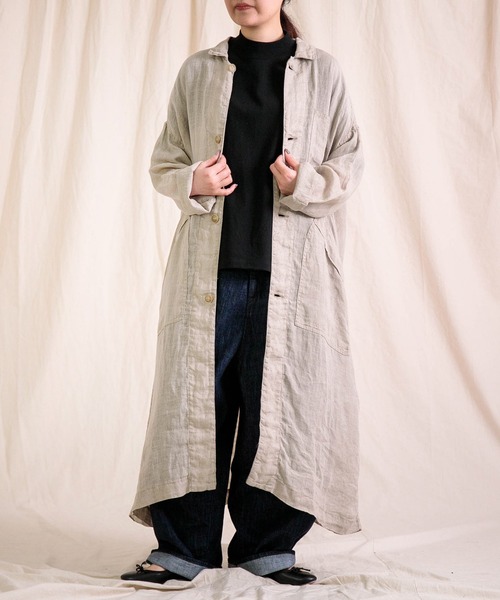 Brocante（ブロカント）の「[Brocante / ブロカント] 10oz甘織デニム デフォルメパントルパンツ（デニムパンツ・レディース・ワンウォッシュ・2/1）」の9枚目の写真