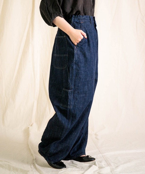 Brocante（ブロカント）の「[Brocante / ブロカント] 10oz甘織デニム デフォルメパントルパンツ（デニムパンツ・レディース・ワンウォッシュ・2/1）」の12枚目の写真