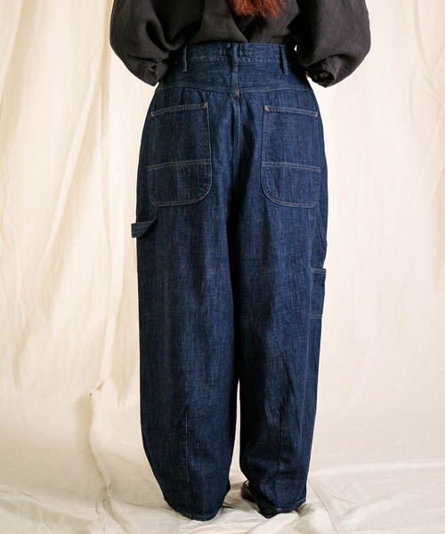 Brocante（ブロカント）の「[Brocante / ブロカント] 10oz甘織デニム デフォルメパントルパンツ（デニムパンツ・レディース・ワンウォッシュ・2/1）」の13枚目の写真