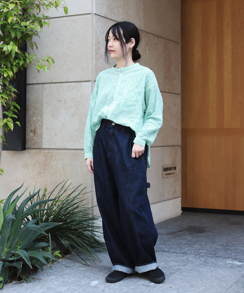 Brocante（ブロカント）の「[Brocante / ブロカント] 10oz甘織デニム デフォルメパントルパンツ（デニムパンツ・レディース・ワンウォッシュ・2/1）」の3枚目の写真