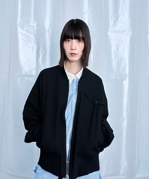 Nora Lily(ノラリリー)の「【Nora Lily】Cocoon Silhouette Jacket(ブルゾン・メンズ・グレー/ネイビー/ブラック・FREE)」の18枚目の写真