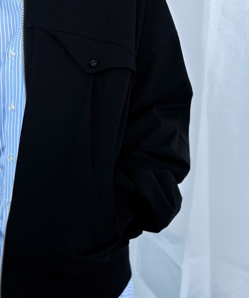 Nora Lily(ノラリリー)の「【Nora Lily】Cocoon Silhouette Jacket(ブルゾン・メンズ・グレー/ネイビー/ブラック・FREE)」の22枚目の写真