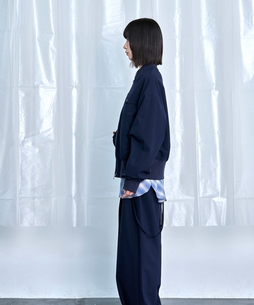 Nora Lily(ノラリリー)の「【Nora Lily】Cocoon Silhouette Jacket(ブルゾン・メンズ・グレー/ネイビー/ブラック・FREE)」の6枚目の写真
