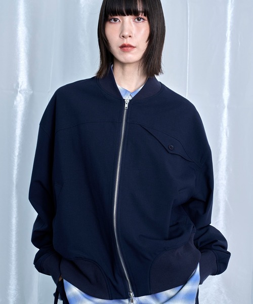 Nora Lily(ノラリリー)の「【Nora Lily】Cocoon Silhouette Jacket(ブルゾン・メンズ・グレー/ネイビー/ブラック・FREE)」の8枚目の写真