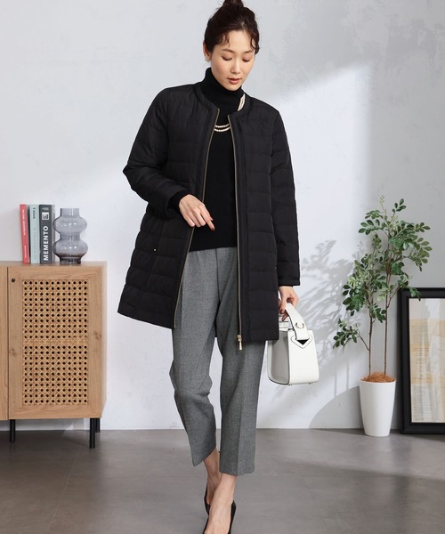 GALLORIA（ギャローリア）の「中綿ロングコート（その他アウター・レディース・ブラック/ネイビー・S/M/LL/L）」の2枚目の写真