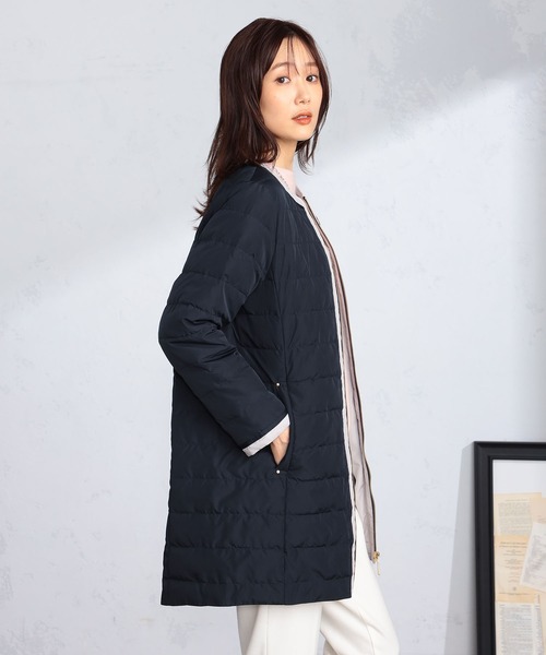 GALLORIA（ギャローリア）の「中綿ロングコート（その他アウター・レディース・ブラック/ネイビー・S/M/LL/L）」の7枚目の写真