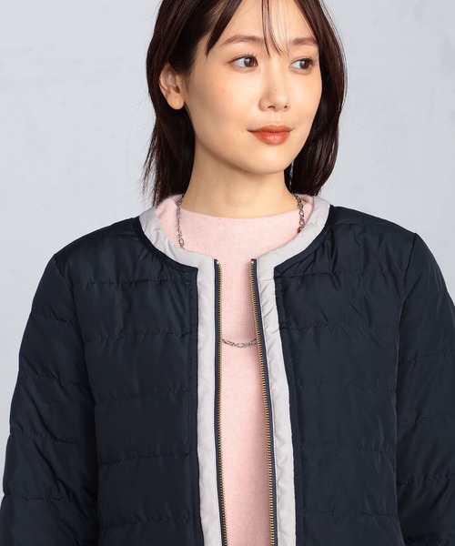 GALLORIA（ギャローリア）の「中綿ロングコート（その他アウター・レディース・ブラック/ネイビー・S/M/LL/L）」の9枚目の写真