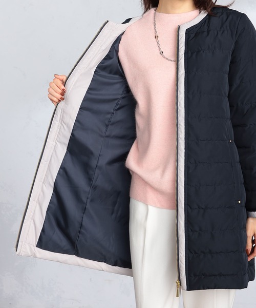 GALLORIA（ギャローリア）の「中綿ロングコート（その他アウター・レディース・ブラック/ネイビー・S/M/LL/L）」の10枚目の写真