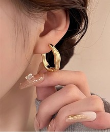 【tood.】ニュアンス フープピアス
