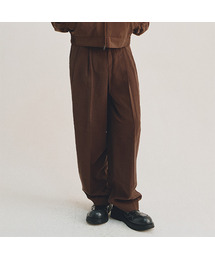 LMOOD（エルムード）の「グルーヴキュプラベルト付きスラックスブラウン（スラックス）」