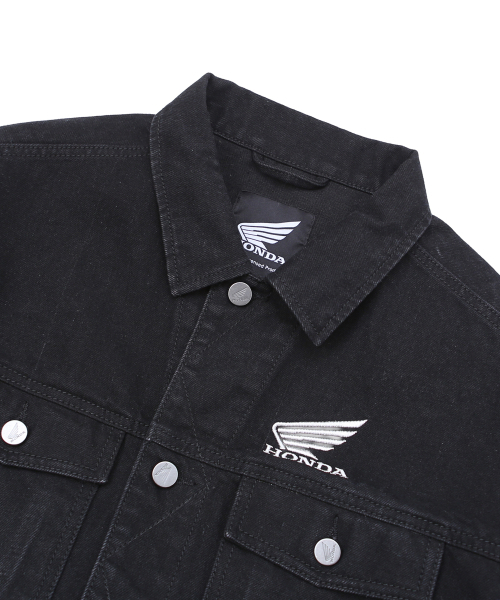PHYPS MOTORCYCLE(フィップスモーターサイクル)の「Vintage Old Denim Jacket Black(デニムジャケット・レディース・その他・SMALL/MEDIUM/LARGE/X-LARGE)」の3枚目の写真