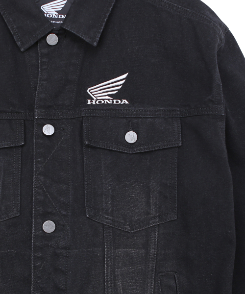 PHYPS MOTORCYCLE(フィップスモーターサイクル)の「Vintage Old Denim Jacket Black(デニムジャケット・レディース・その他・SMALL/MEDIUM/LARGE/X-LARGE)」の5枚目の写真
