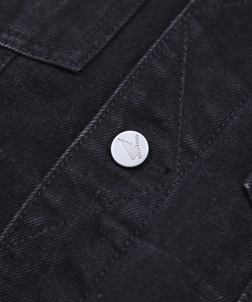 PHYPS MOTORCYCLE(フィップスモーターサイクル)の「Vintage Old Denim Jacket Black(デニムジャケット・レディース・その他・SMALL/MEDIUM/LARGE/X-LARGE)」の6枚目の写真