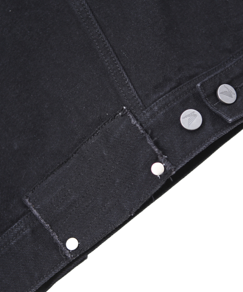 PHYPS MOTORCYCLE(フィップスモーターサイクル)の「Vintage Old Denim Jacket Black(デニムジャケット・レディース・その他・SMALL/MEDIUM/LARGE/X-LARGE)」の7枚目の写真