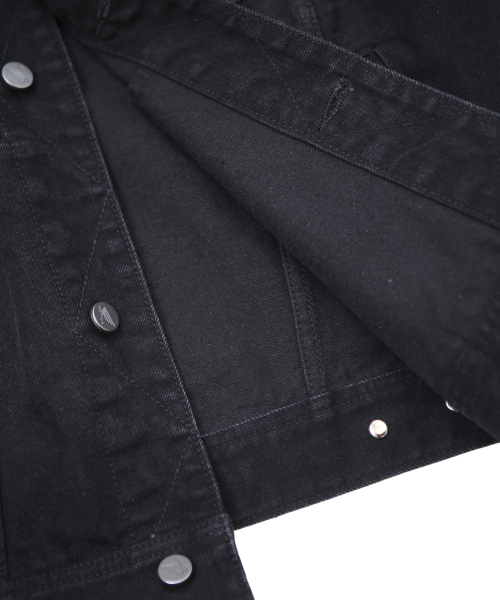 PHYPS MOTORCYCLE(フィップスモーターサイクル)の「Vintage Old Denim Jacket Black(デニムジャケット・レディース・その他・SMALL/MEDIUM/LARGE/X-LARGE)」の8枚目の写真