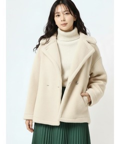 美品 DES PRES ニューモッサ フーデッドショートコート トゥモローランド セール】ニューモッサ フーデッドショートコート（その他アウター