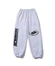 SEARCH410（サーチ410）の「Curve logo jogger pants white gray（スウェットパンツ）」