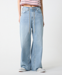 UNKNOWN PLANET（アンノウンプラネット）の「String denim pants light blue（デニムパンツ）」