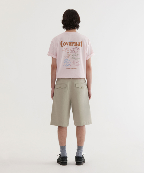 COVERNAT(カバーナット)の「クールコットンサーフィンモーショングラフィックTシャツライトピンク(Tシャツ/カットソー・レディース・その他・X-SMALL/SMALL/MEDIUM/LARGE/X-LARGE)」の6枚目の写真