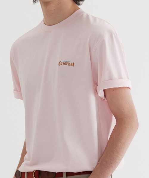 COVERNAT(カバーナット)の「クールコットンサーフィンモーショングラフィックTシャツライトピンク(Tシャツ/カットソー・レディース・その他・X-SMALL/SMALL/MEDIUM/LARGE/X-LARGE)」の7枚目の写真