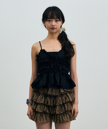 GENIE SLEEVELESS TOP / BLACK