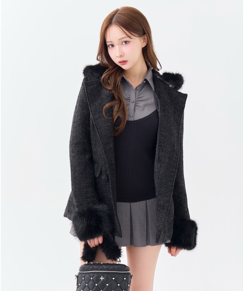 Uniform Pleated Mini Onepiece（ワンピース）｜andwang（アンドワン