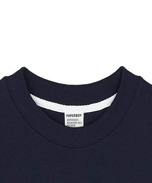 PAPERBOY(ペーパーボーイ)の「NYシンプルロゴスウェットシャツ-ネイビー(スウェット・レディース・その他・LARGE/X-LARGE/SMALL/MEDIUM)」の7枚目の写真