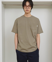 スタンダードポケット半袖Tシャツ（カーキ）