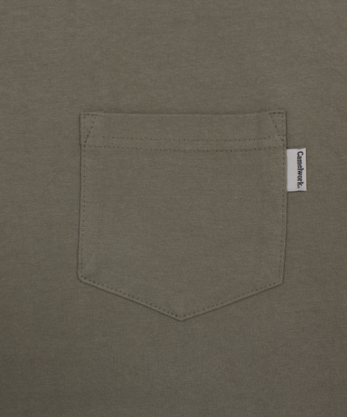 CAMEL WORK(キャメルワーク)の「スタンダードポケット半袖Tシャツ(カーキ)(Tシャツ/カットソー・メンズ・その他・X-LARGE/LARGE/MEDIUM)」の6枚目の写真