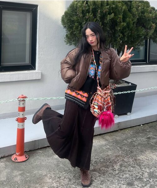 NAKED SURF CLUB（ネイキッドサーフクラブ）の「ノルディックニットカーディガン (ブラック)（カーディガン/ボレロ・レディース・ブラック・FREE）」の4枚目の写真