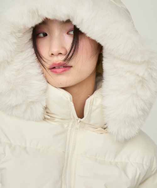 入荷now 安全 ✽mimoza✽ 【新品】Feroux フード付きダウンジャケット 入荷now 安全 ✽mimoza✽ 【新品】Feroux フード付きダウンジャケット