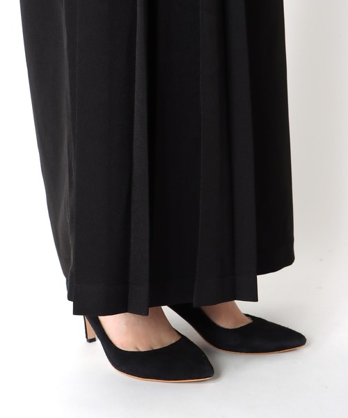 Cepica（セピカ）の「ハーフプリーツパンツ（スラックス・レディース・ブラック・FREE）」の11枚目の写真