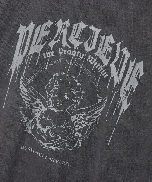 DYSFUNCT(ディスファンクト)の「ANGELIC PIGMENT T-SHIRT (CHARCOAL)(Tシャツ/カットソー・レディース・その他・SMALL/X-LARGE/LARGE/MEDIUM)」の6枚目の写真