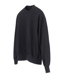 DGNAK（ディグナク）の「ストラクチャーバックタックスウェットシャツ（ブラック）_ PE3TS0101（スウェット）」