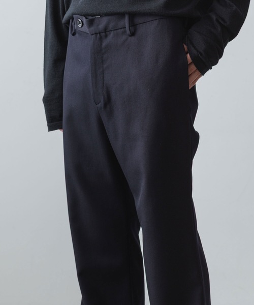 ato（アトウ）の「CLASSIC WOOL FLAIR PANTS（スラックス・メンズ・チャコールグレー/ブラック/ネイビー・44/46/48）」の12枚目の写真
