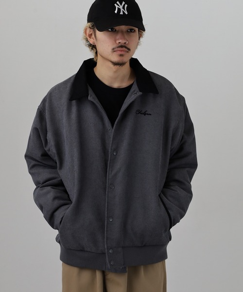 セール】ABETTOR 10ウェルコーデュロイ襟付中綿スタジャン（スタジャン