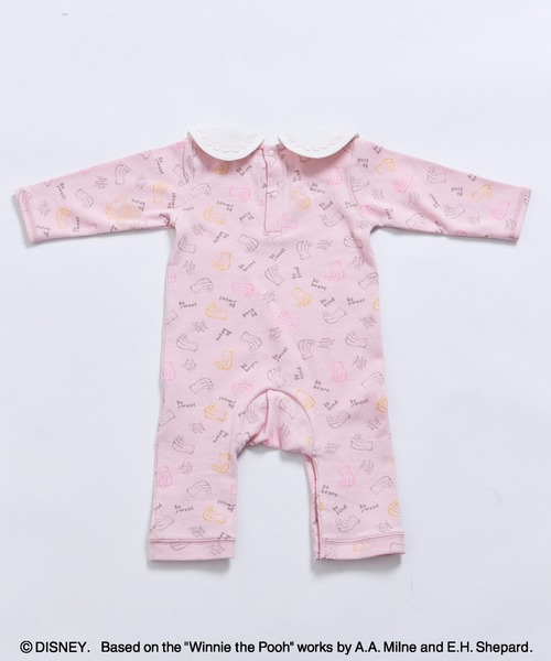 pairmanon（ペアマノン）の「【くまのプーさん】【リンクコーデ】【ベビー】総柄 襟付き ロンパース（ロンパース・キッズ・ピンク/ベージュ・70/80）」の18枚目の写真